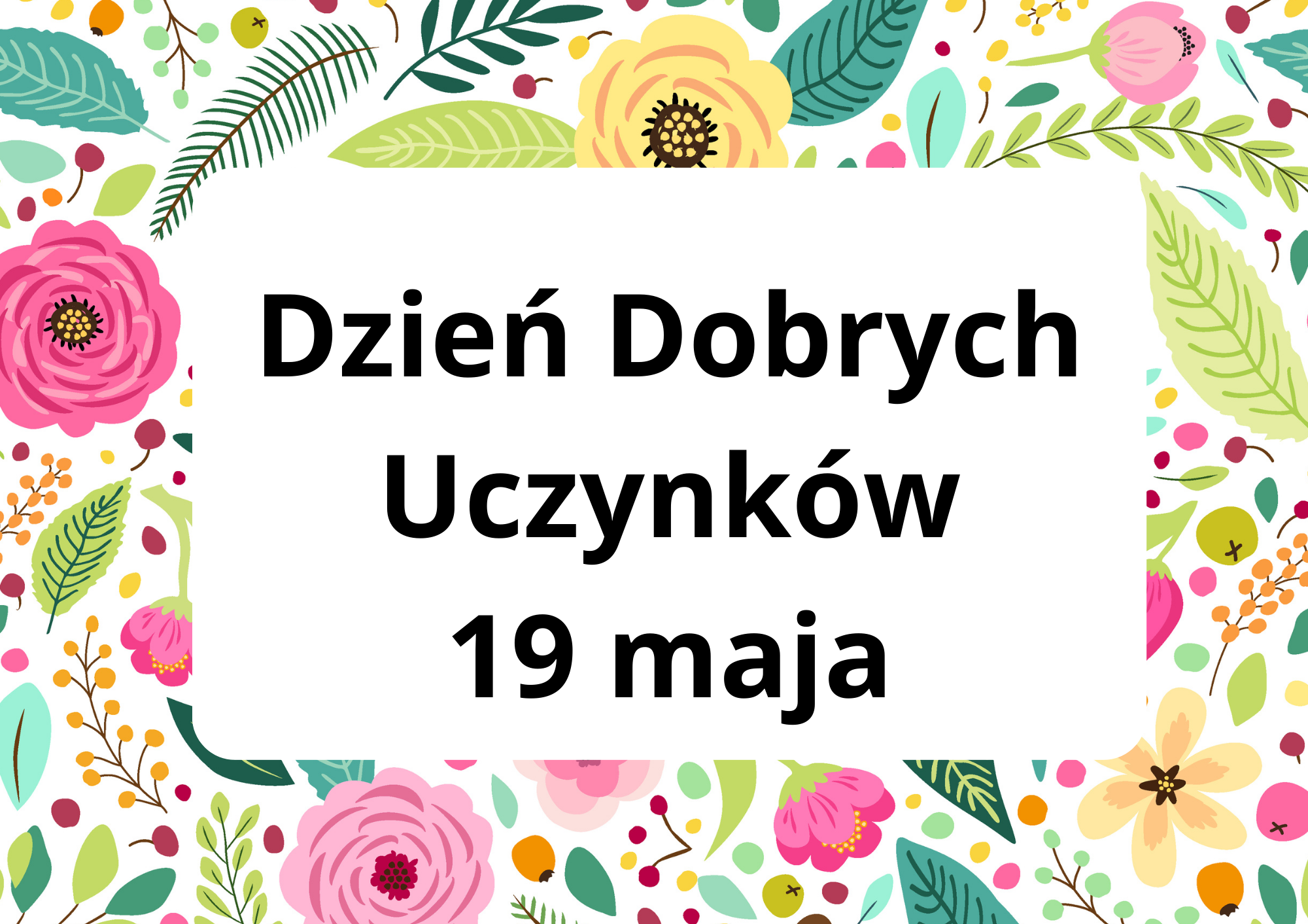 Dzień dobrych uczynków