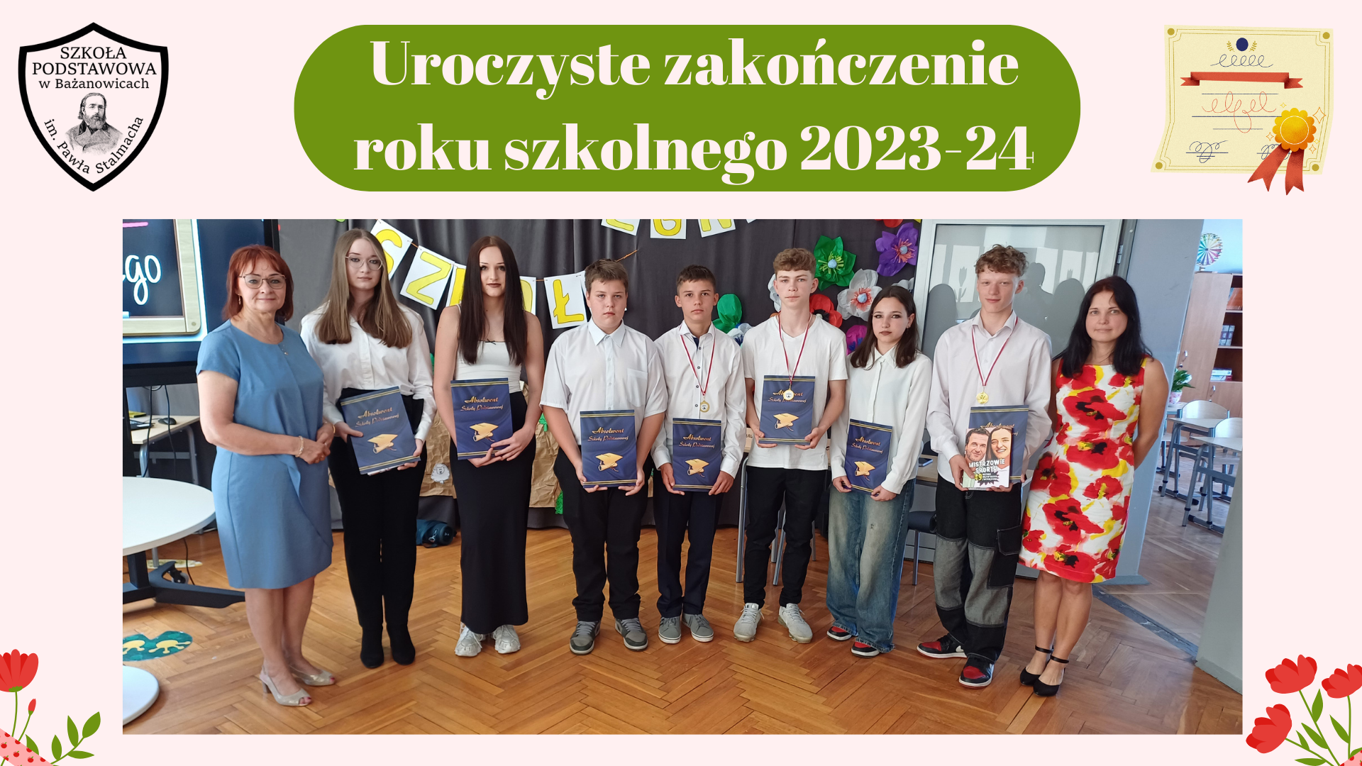 Uroczyste zakończenie roku szkolnego 2023-24