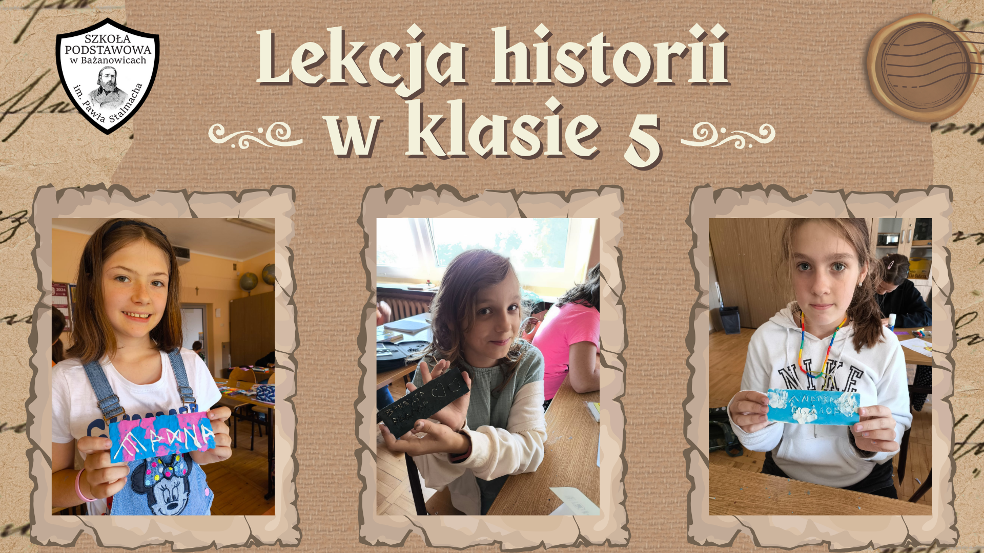 Lekcja historii w klasie 5