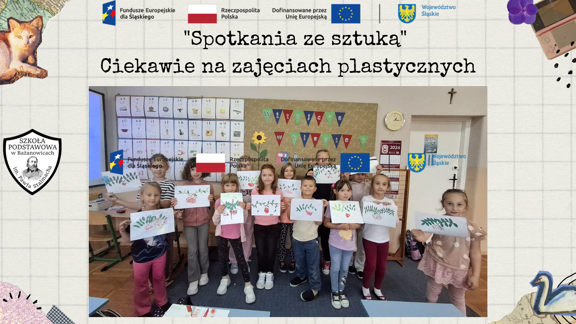 Ciekawie na zajęciach plastycznych