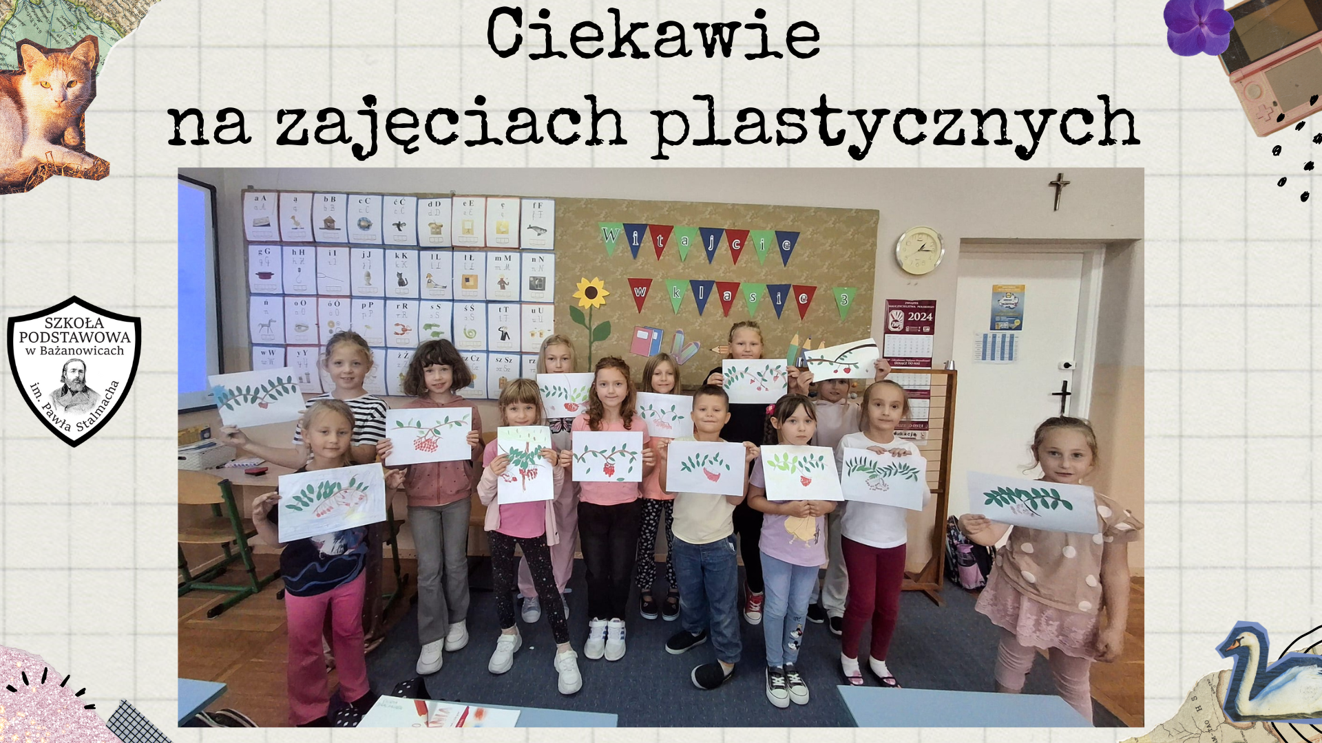 Ciekawie na zajęciach plastycznych