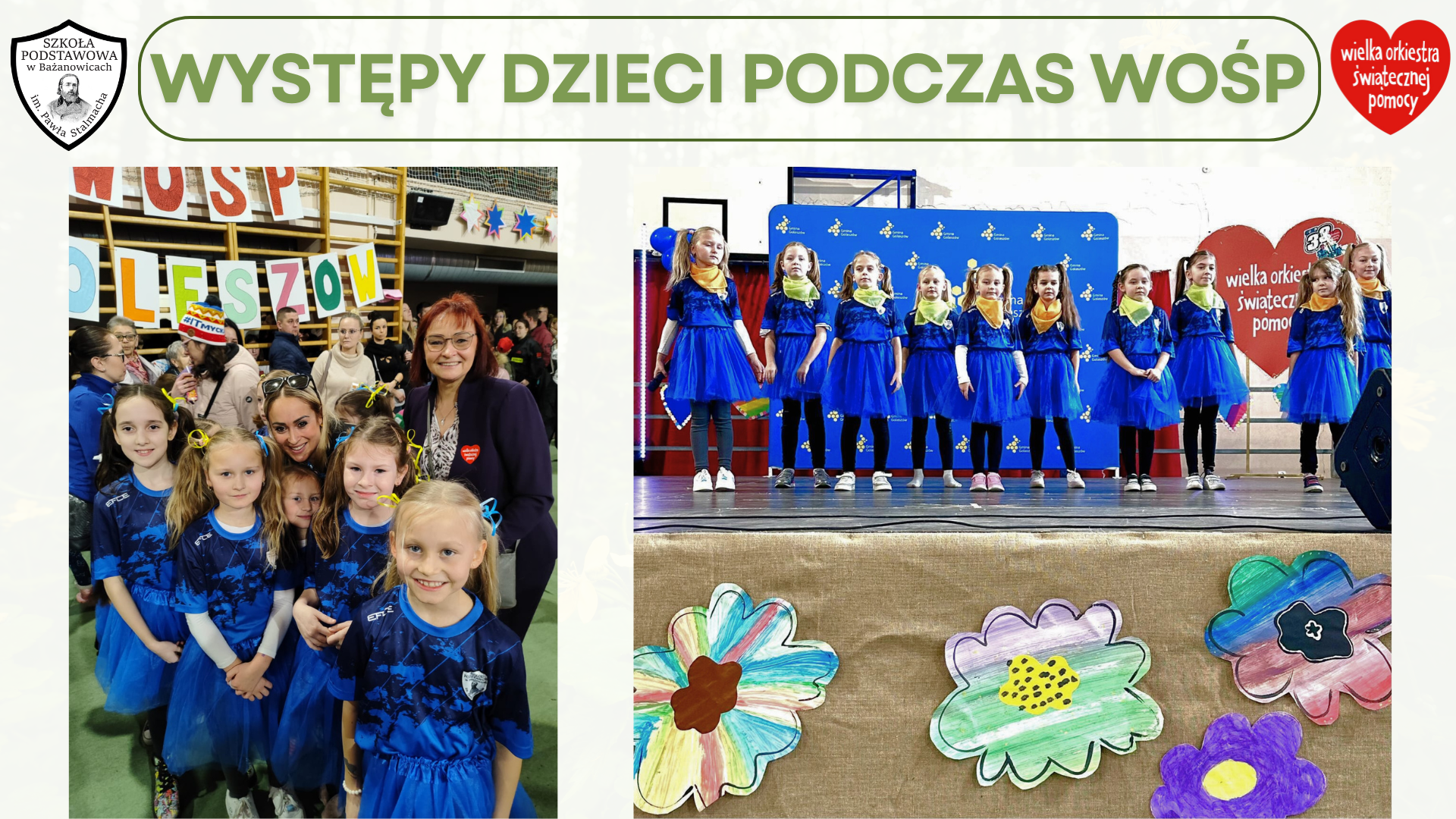 Występy dzieci podczas WOŚP