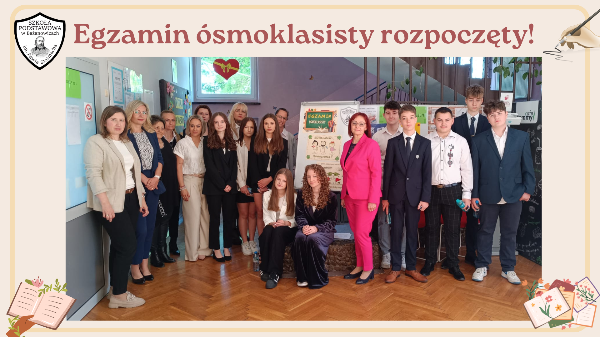 Egzamin ósmoklasisty rozpoczęty!