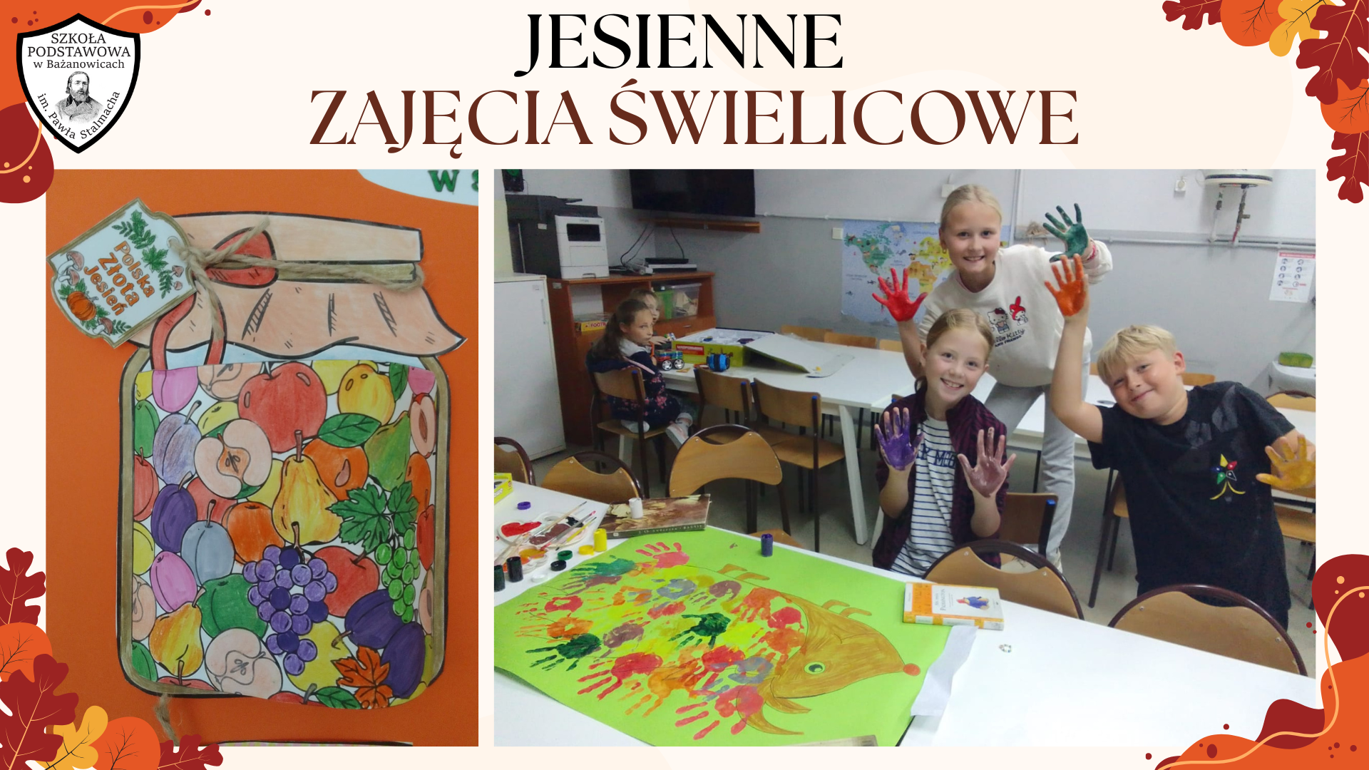 Jesienne zajęcia świetlicowe
