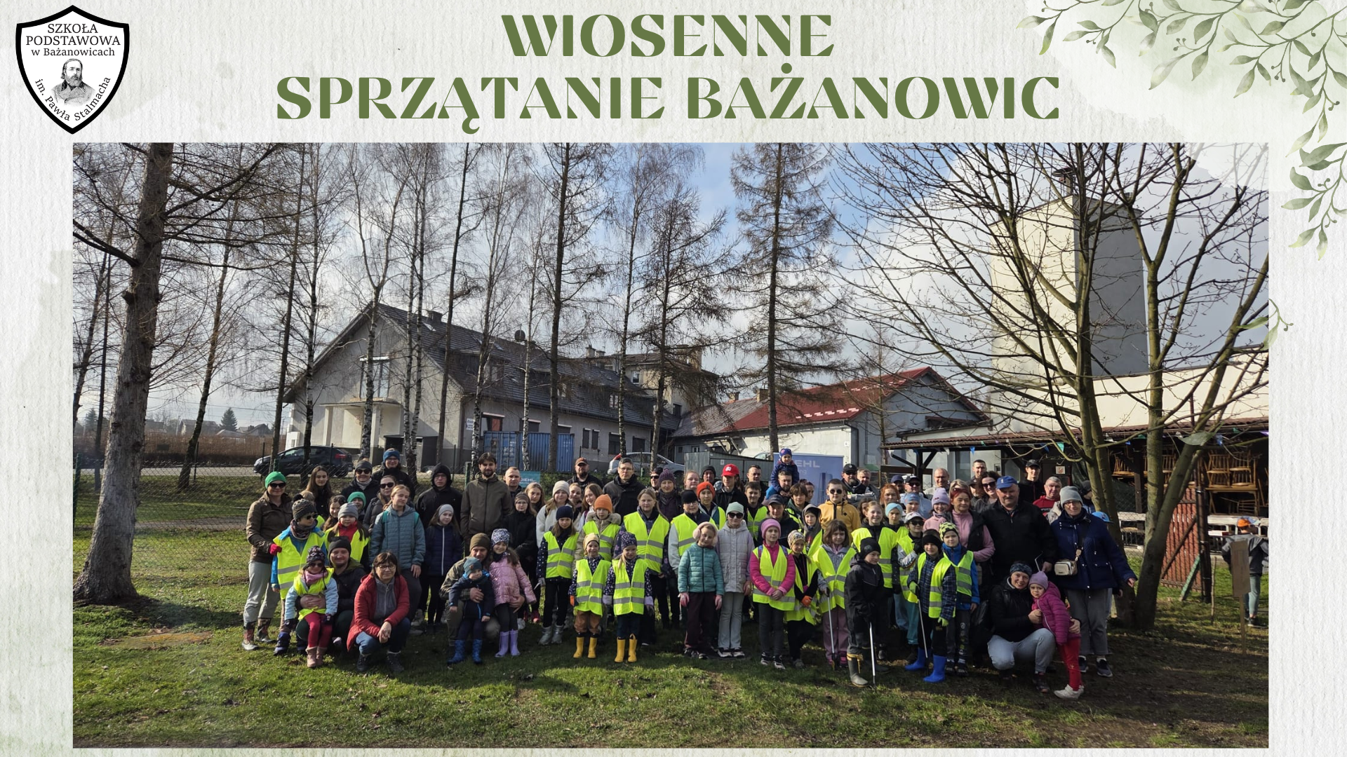 Wiosenne sprzątanie Bażanowic