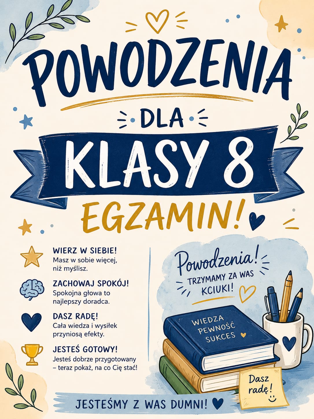 Powodzenia dla 8 klasy