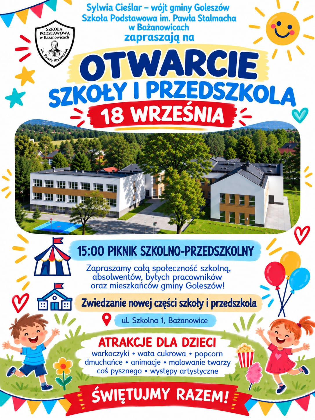 Wielkie otwarcie nowej części szkoły