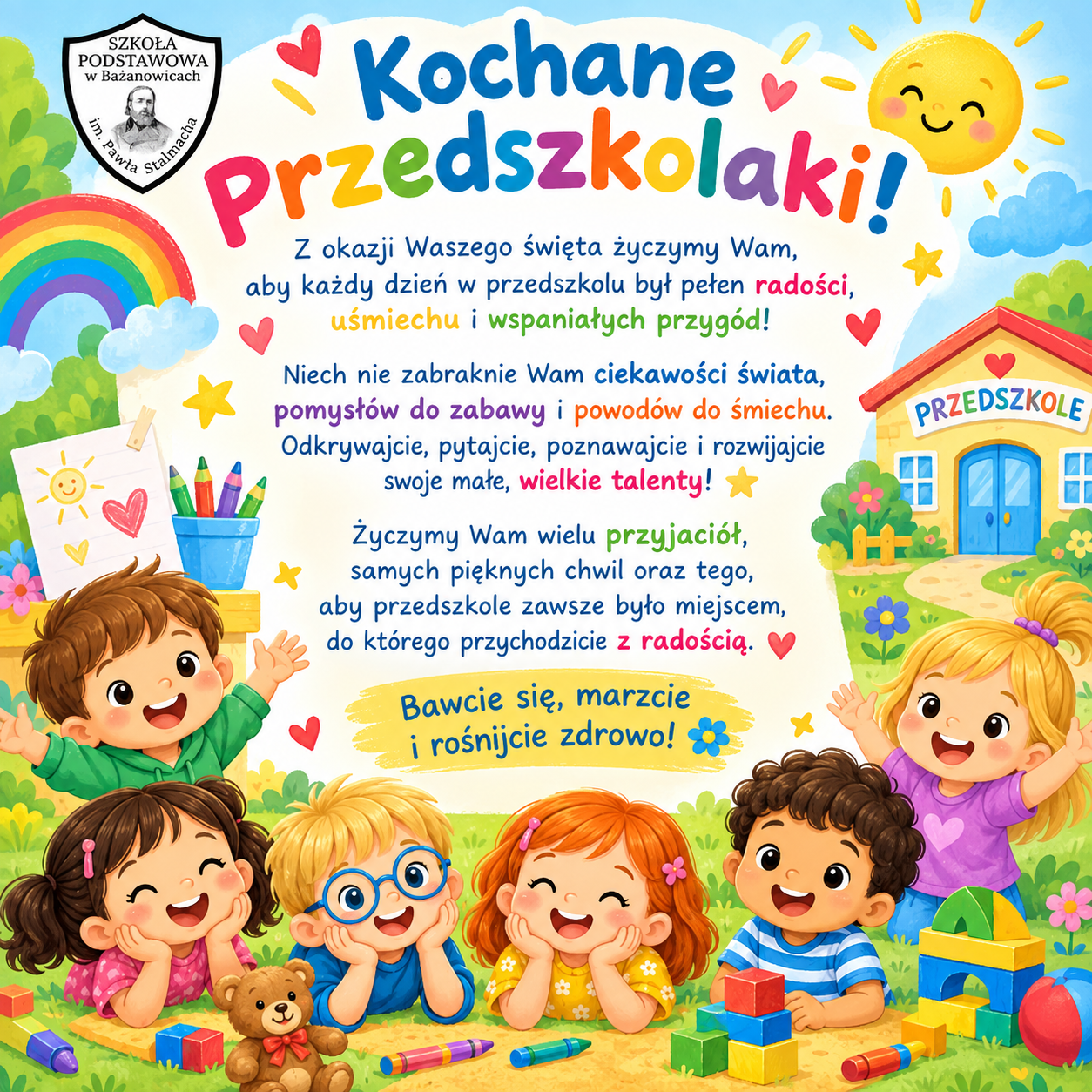 Kochane Przedszkolaki!
