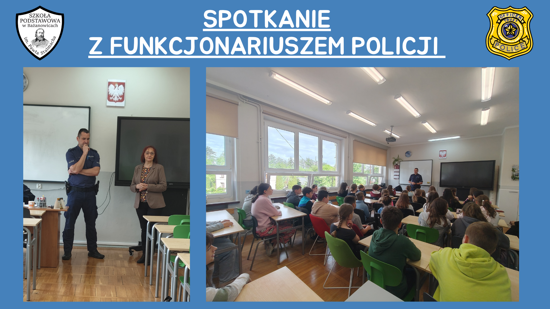 Spotkanie z Funkcjonariuszem Policji 