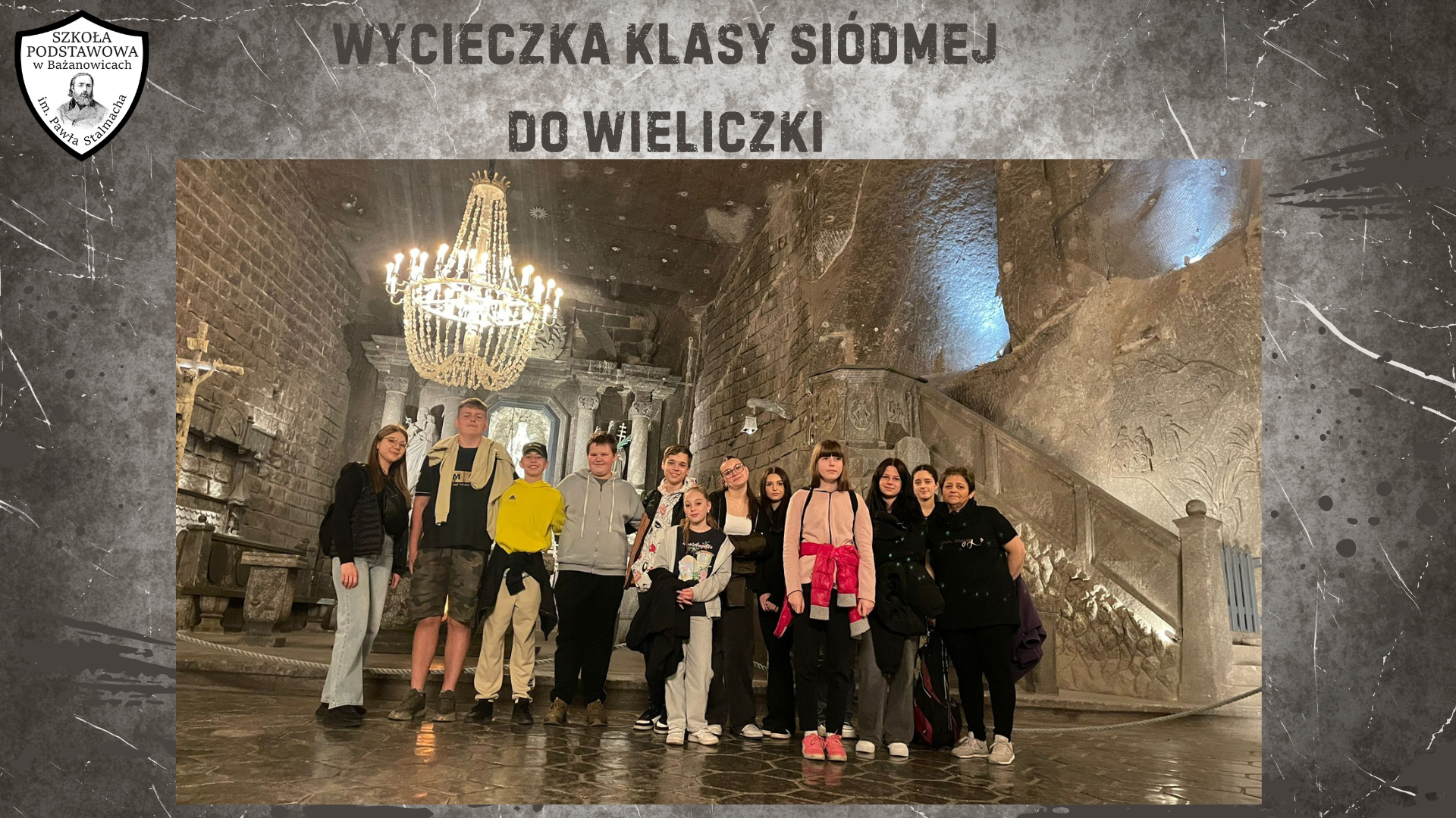 Wycieczka klasy siódmej do Wieliczki
