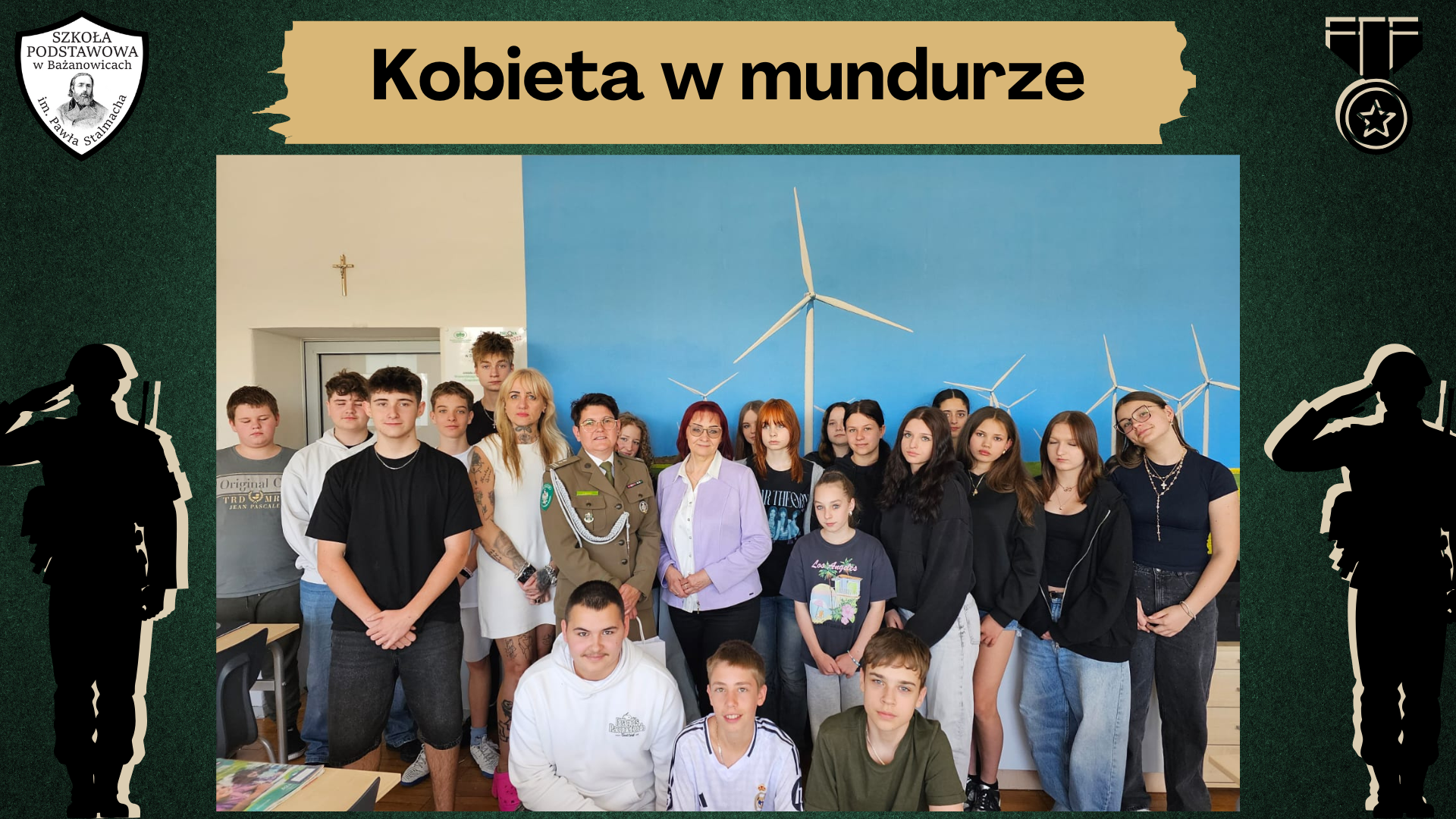 Kobieta w mundurze